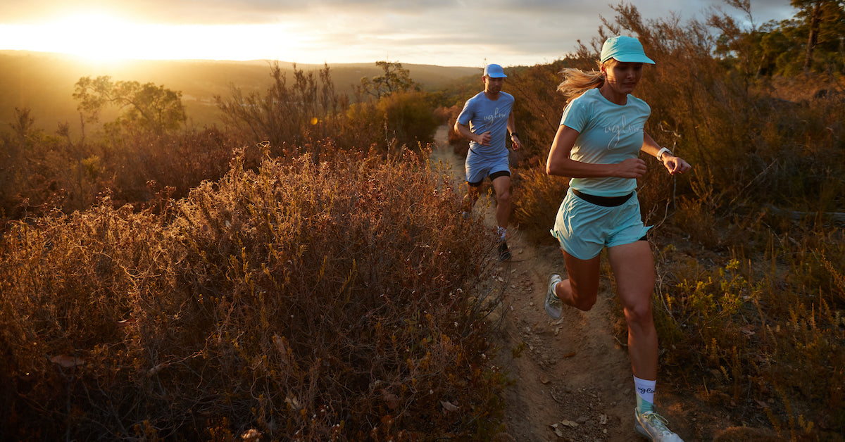 Manguitos running Uglowsport, amarillo/rosa, Equipación Running y Trail  Running de alta calidad